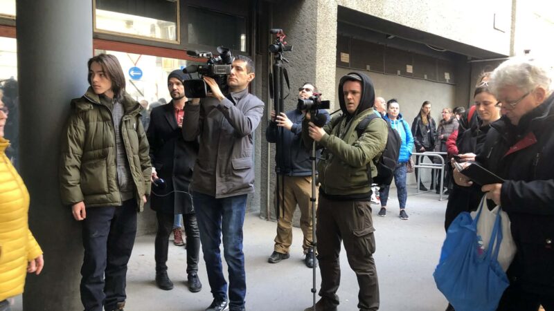 Tüntetésen követeltek béremelést a postai dolgozók
